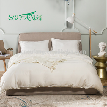 2018 Pure 100% bambú ropa de cama de tela suave rayón suave conjunto de telas
